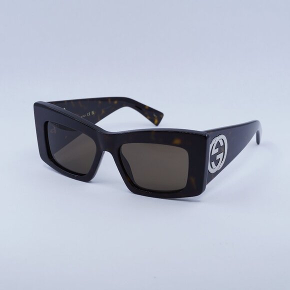 🕶️ New Gucci GG1842S 002 Sunglasses - Havana Frame Brown Lenses